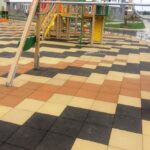 Резиновая плитка на детской площадке г. Бровары, фото 4