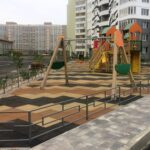Резиновая плитка на детской площадке г. Бровары, фото 3