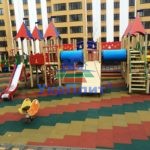 Резиновая плитка в ЖК Щасливий, Киев - фото №3